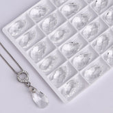 Crystal Pear-shaped High Quality Glass Rhinestone Pendant WholesaleRhinestone